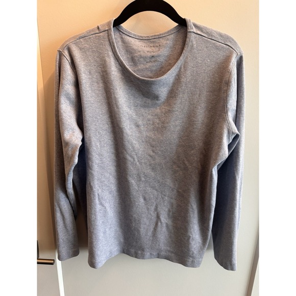 Preswick‎ and Moore Women's Top Grey Tee Shirt Long Sleeve Cotton Size XLarge - Picture 1 of 4